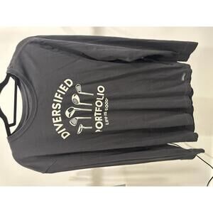 “Life is Good” Diversified Portfolio Golf Long Sleeve T-Shirt Size Large